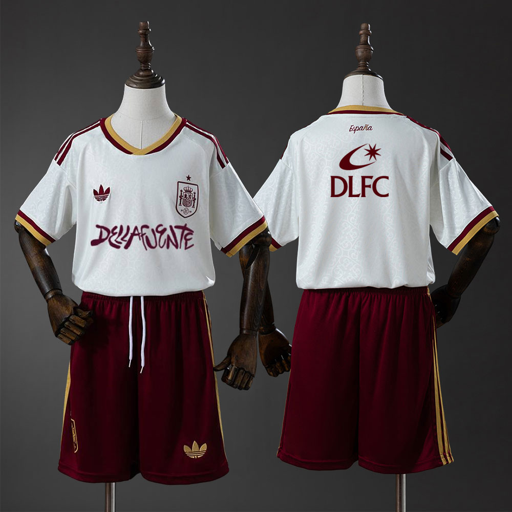Kids Spain X Dellafuente 2026 Away Kit