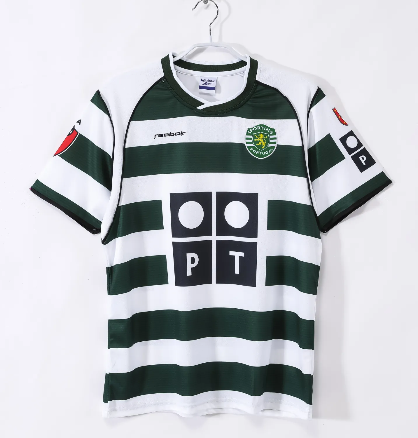 2001/2003 Retro Sporting Lisbon Home Football Shirt 1:1 Thai Quality