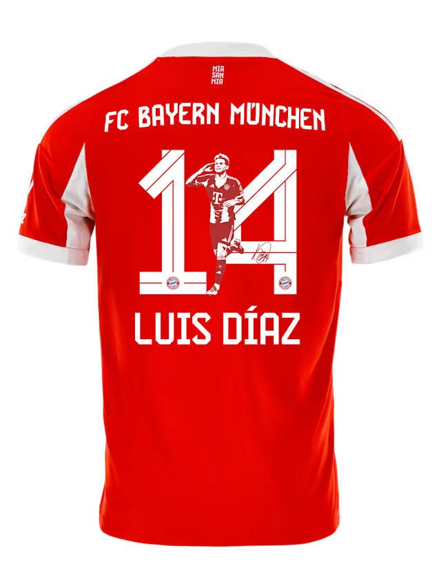 (S-4XL)25/26 Luis Díaz Special Trikot Bayern Allianz Home Kit1:1 Thai Quality