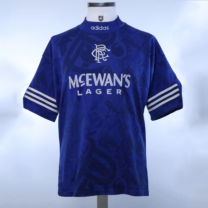 Retro 94-96 Rangers home soccer jersey