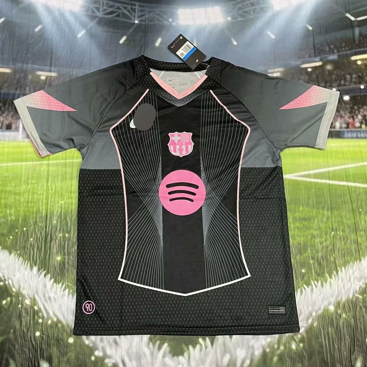 25-26 FC Barcelona Black/Pink Special Edition Kit 1:1 Thai Quality