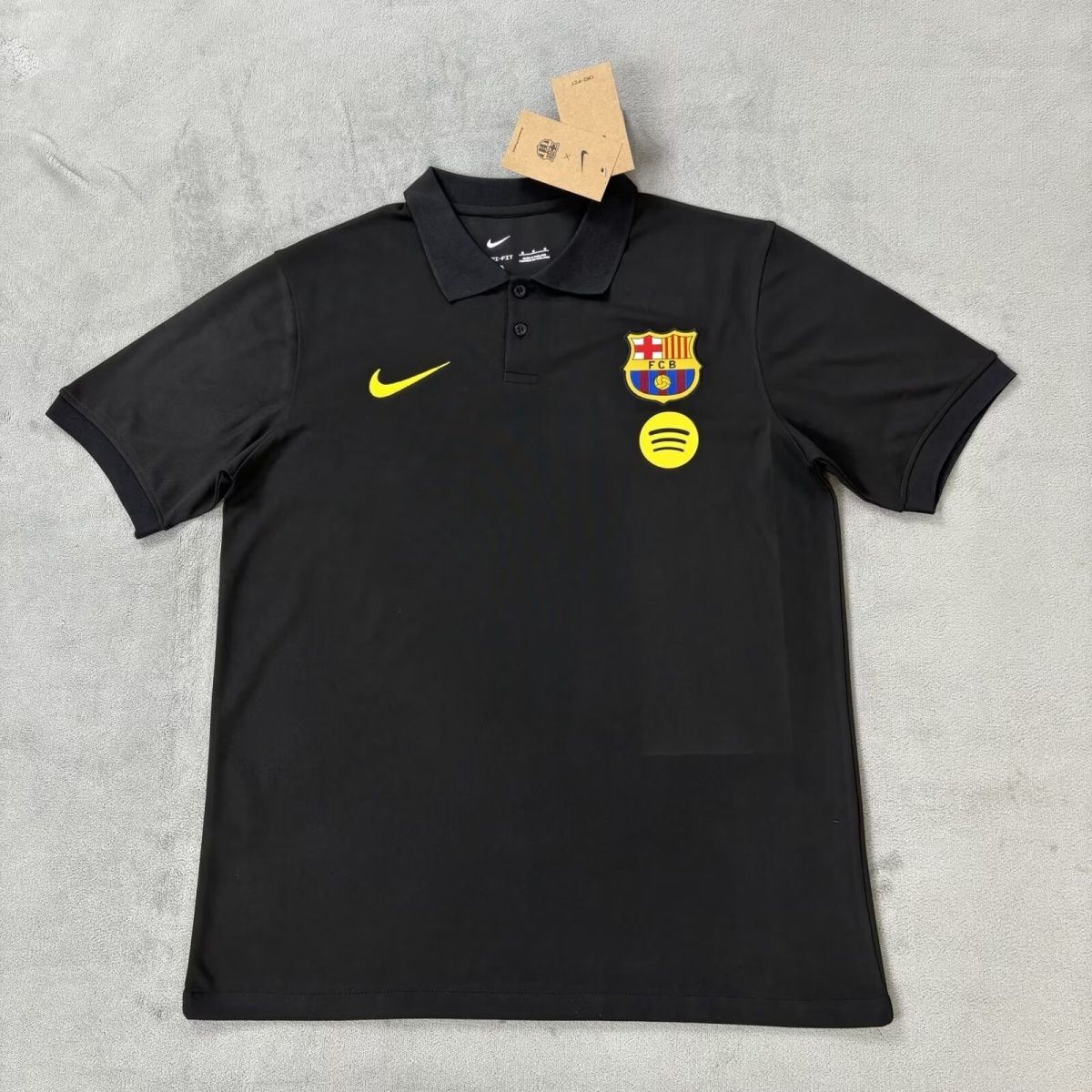 25/26 Barcelona Black Polo shirt 1:1 Thai Quality