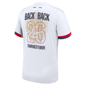 PSG 25-26 Away Stadium Shirt - Champions of Europe 2026 Print