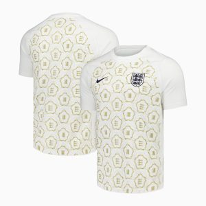 2026 England Lionesses '500th Game' Pre-Match Kit - White