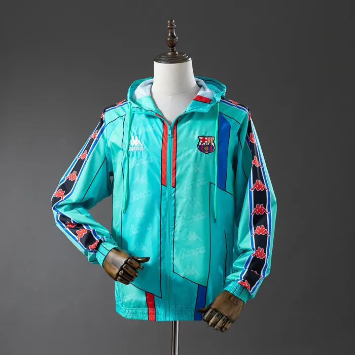 Barcelona Windbreaker 2025/26 Green Football Kit