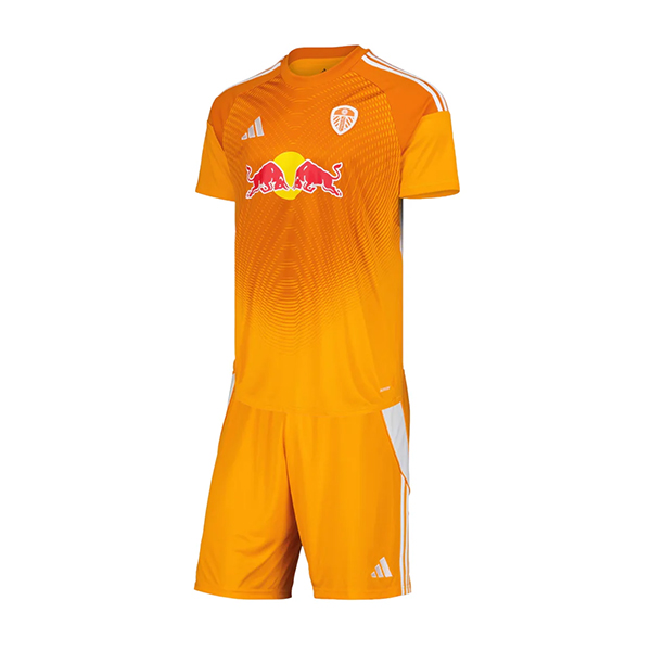 Kids 25/26 LEEDS United GK Kit - Orange