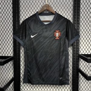 2024 Portugal Euro Black Goalkeeper Jersey 1:1 Thai Quality