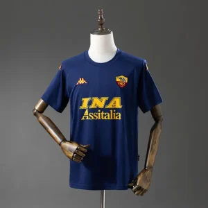 2000-01 AS Roma Retro Third Kit