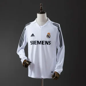Retro Real Madrid 2005-06 Home Long Sleeves