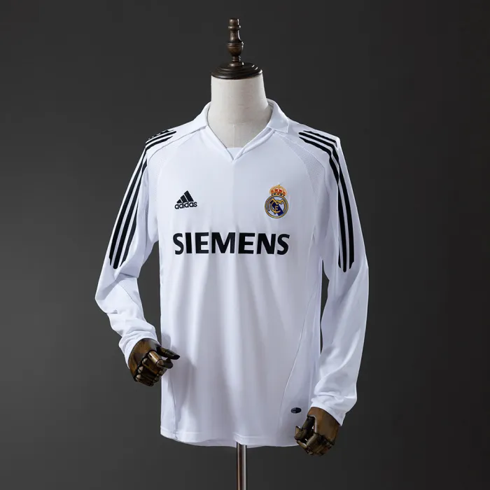 Retro Real Madrid 2005-06 Home Long Sleeves