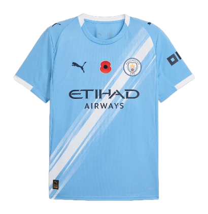【S~4XL】Manchester City 25/26 Poppy Home Football Shirt