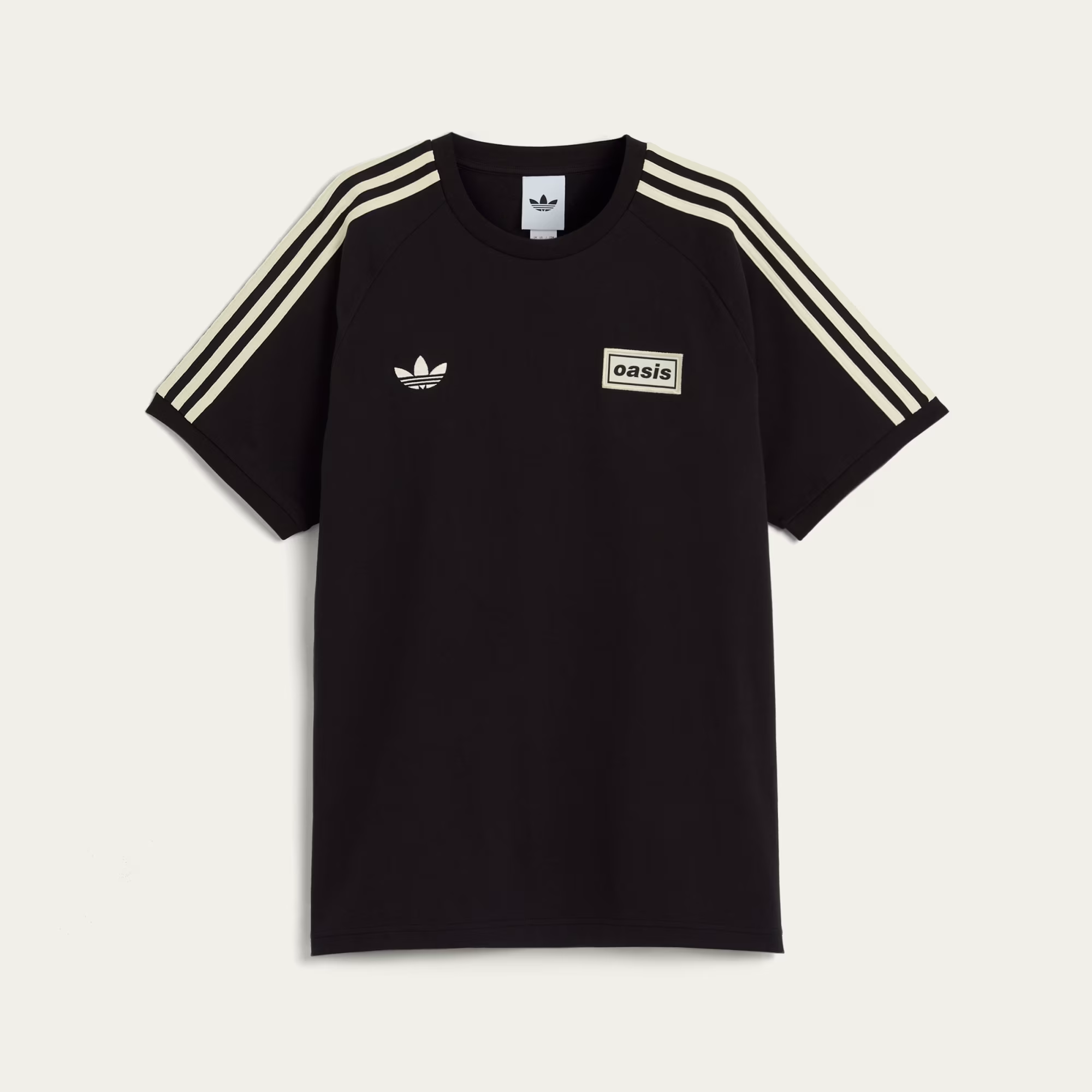 2025 Oasis Originals TOUR 3-Stripes Black TEE