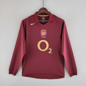 2005/2006 Retro Long Sleeve AFC Home Football Shirt 1:1 Thai Quality