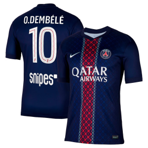 PSG Home Stadium Shirt 2025-26 - with O. Dembélé 10 printing