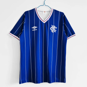 Retro 82-83 Rangers home soccer jersey