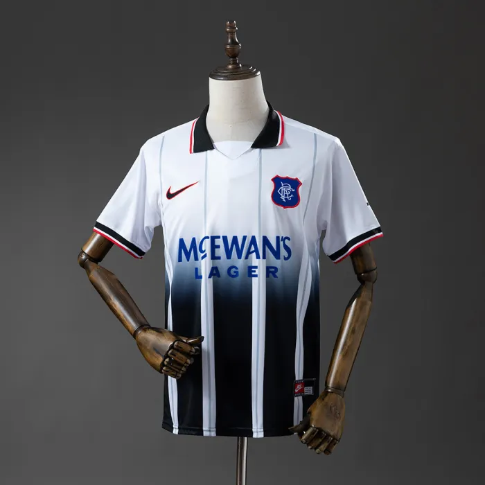 Retro 97-99 Rangers away soccer jersey