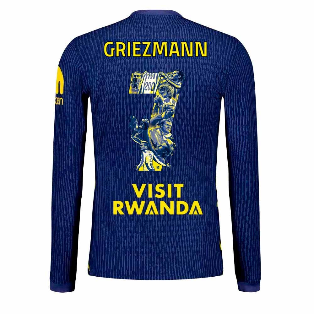 Atletico Madrid Jersey 25/26 away Griezmann jersey Long sleeves Football Kit Soccer Jersey