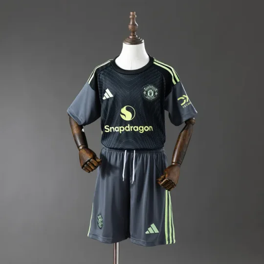 Kids Man Utd 25-26 GK Kit - Grey