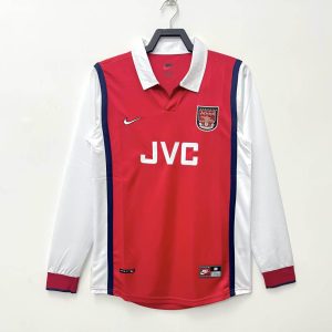 1998/1999 Retro Long Sleeve AFC Home Football Shirt 1:1 Thai Quality