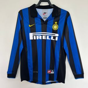 1998-99 Retro Inter Milan Home Long Sleeve Football Jersey 1:1 Thai Quality